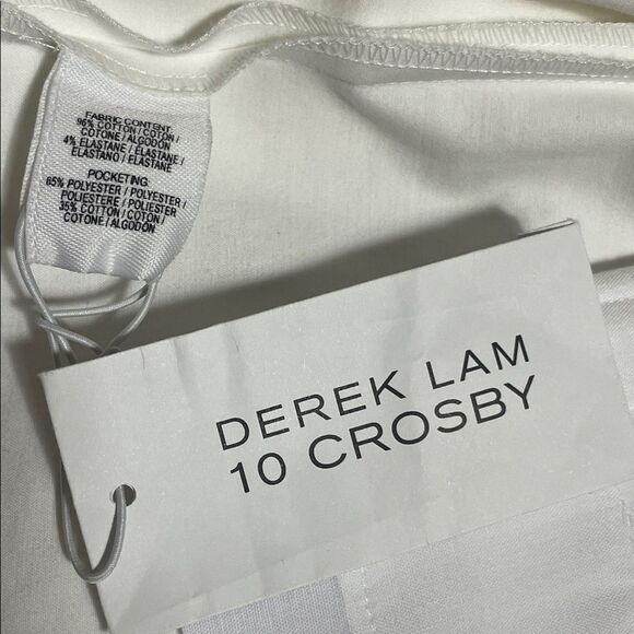 Derek Lam 10 Crosby White Flare Pants x Intermix NWT - Picture 8 of 9